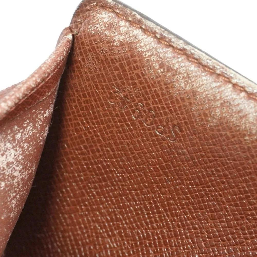 Authentic Louis Vuitton LV Classic Monogram Flowers Canvas Envelop Sarah Wallet - Picture 6 of 12